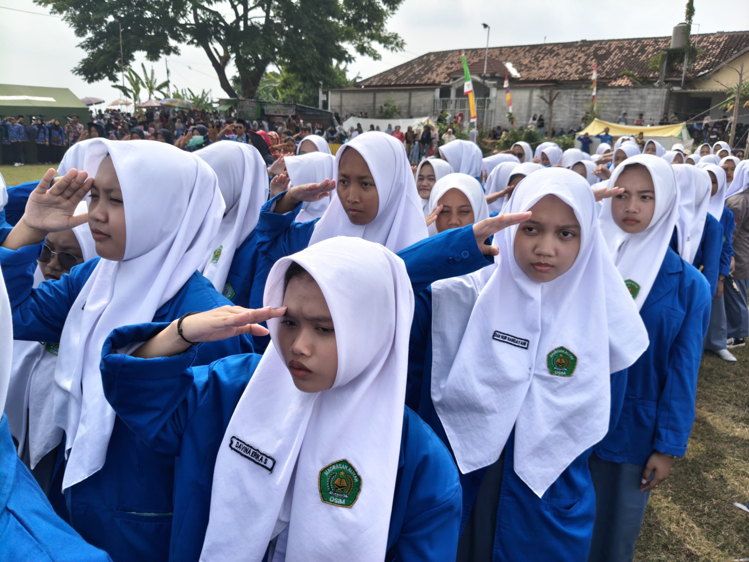 Upacara Bendera 17 Agustus di Kecamatan Andong